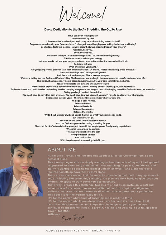 ✨ Goddess Lifestyle 7-Day Digital Challenge ✨