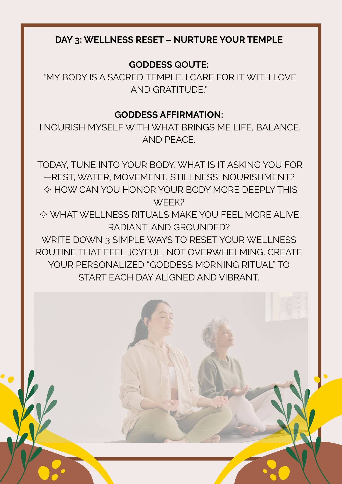 ✨ Goddess Lifestyle 7-Day Digital Challenge ✨