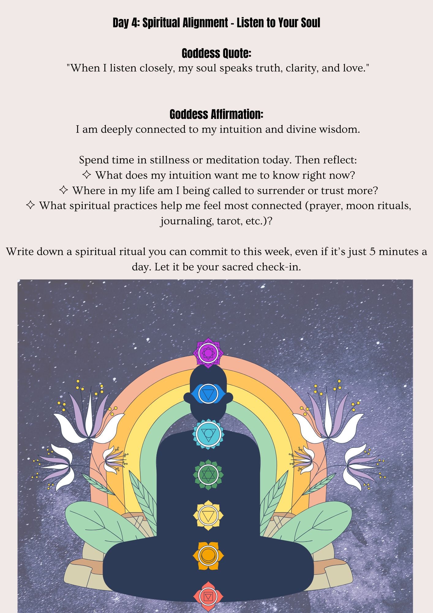 ✨ Goddess Lifestyle 7-Day Digital Challenge ✨