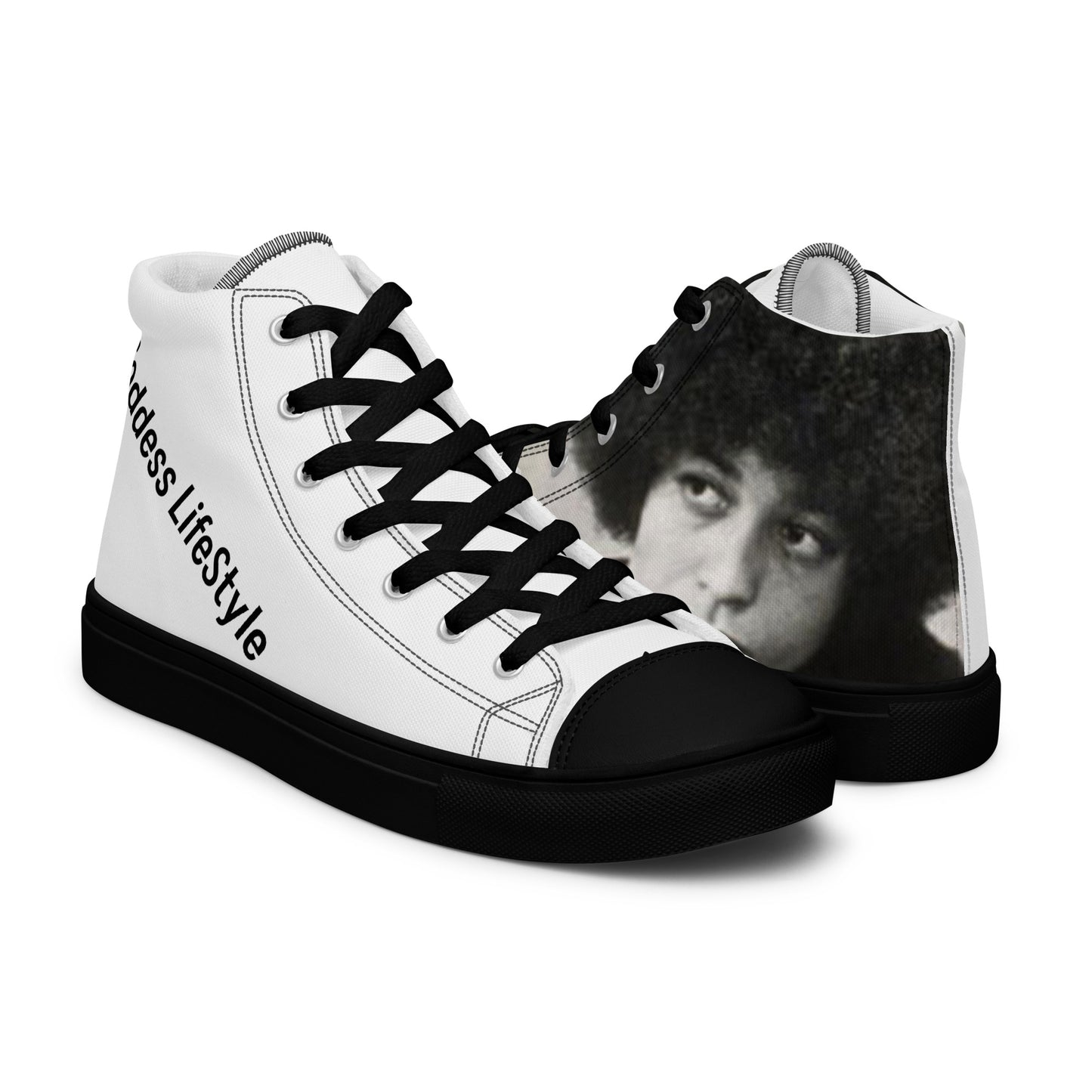 Goddess LifeStyle Vintage Collection ( Angela Davis Hightops)
