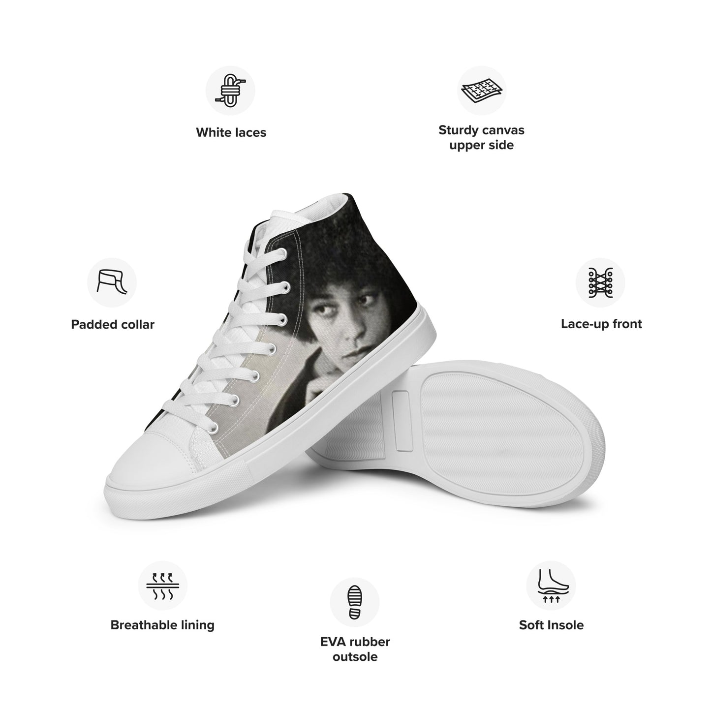 Goddess LifeStyle Vintage Collection ( Angela Davis Hightops)