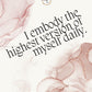✨ Goddess Lifestyle Daily Digital Affirmation Cards ✨